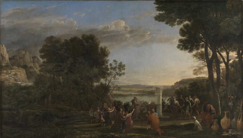 Altın Buzağına Tapınma Manzarası - Claude Lorrain