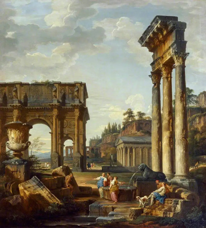 Constantinus Kemeri ile Manzara - Giovanni Paolo Panini