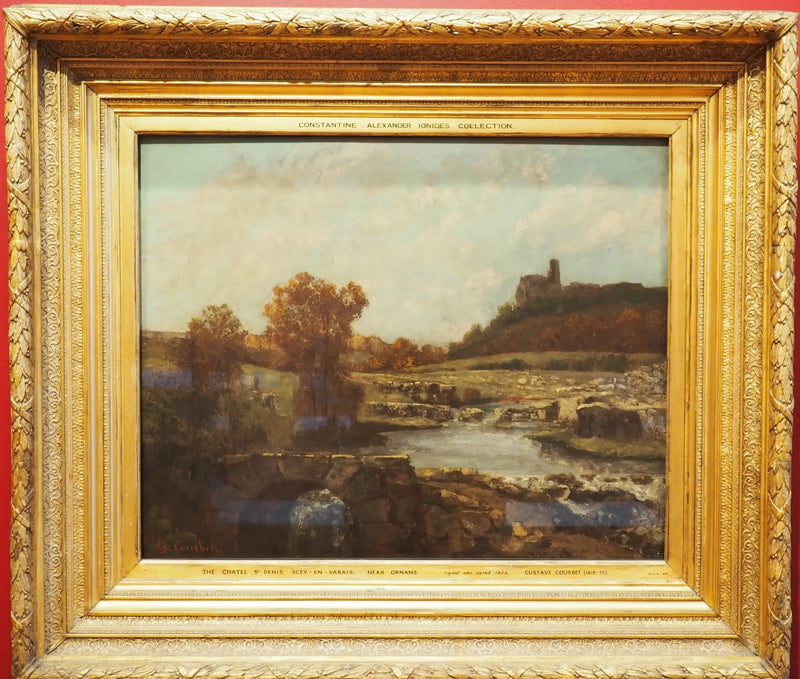 Manzara, Châtel St Denis, Scey-en-Varais ile - Gustave Courbet