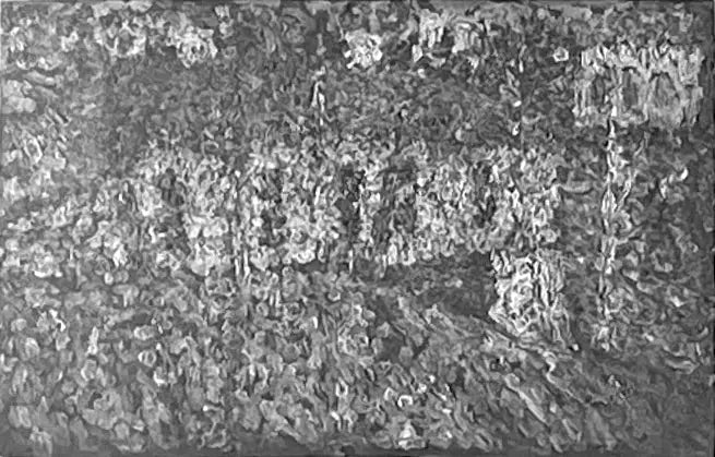 Manzara, evler ve su yolu ile - Kazimir Malevich