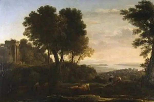 Mercure ve Battus ile Manzara - Claude Lorrain