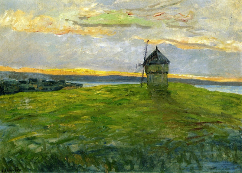 Manzara ve değirmen - Maxime Maufra