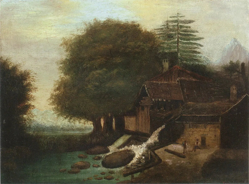 Değirmenli Manzara - Paul Cézanne