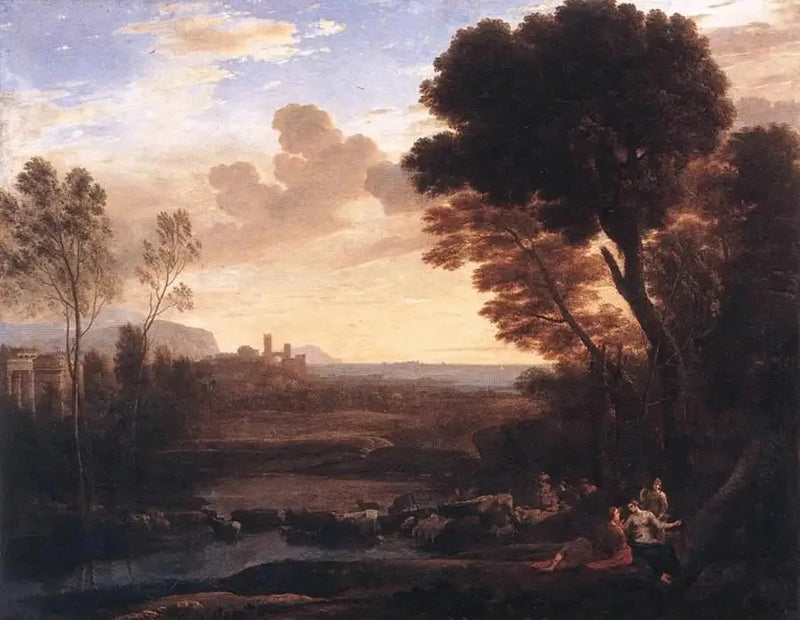 Peyzaj ile Pâris ve Œnone - Claude Lorrain