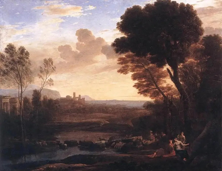 Peyzaj ile Pâris ve Œnone - Claude Lorrain