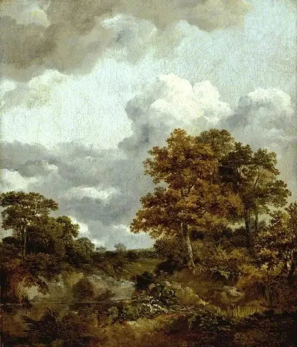 Huzur Verici Manzara ve Havuz - Thomas Gainsborough
