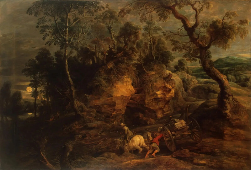 Taş Taşıyanlar ile Manzara - Peter Paul Rubens