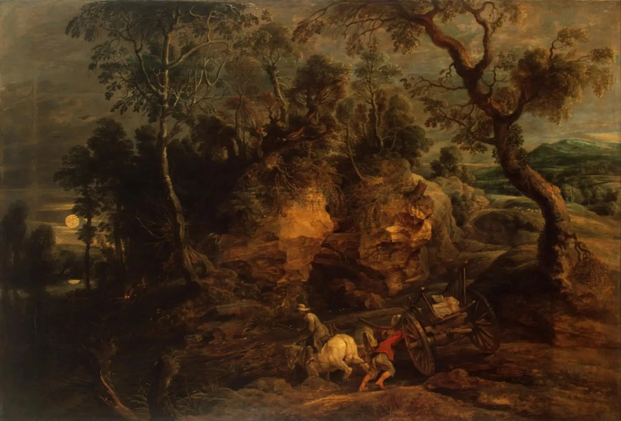 Taş Taşıyanlar ile Manzara - Peter Paul Rubens