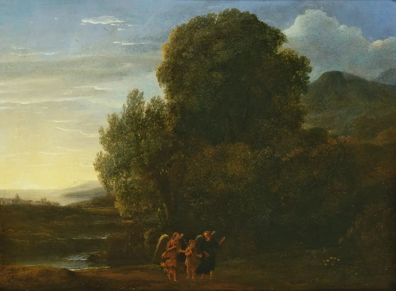 Saint Jean Baptiste ile Manzara - Claude Lorrain