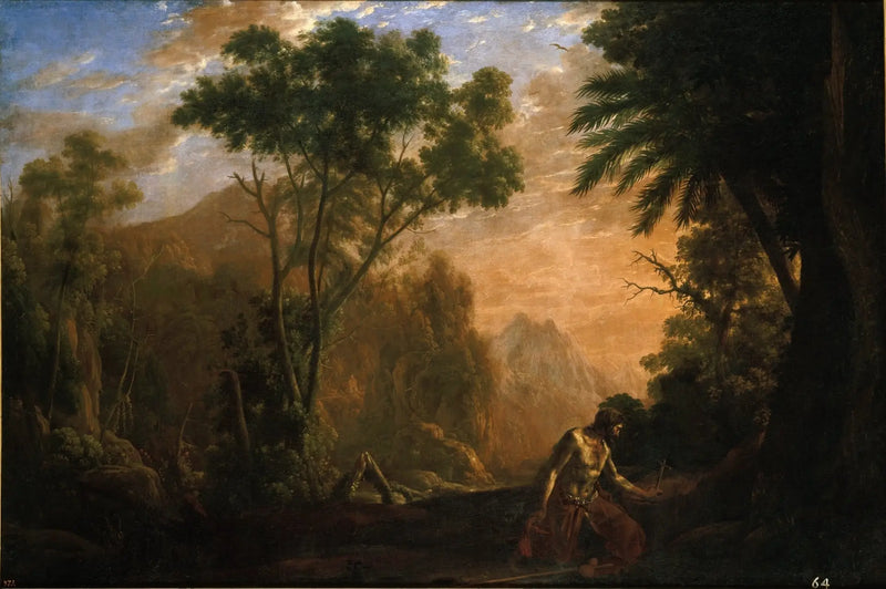 Saint Onuphre ile Manzara - Claude Lorrain