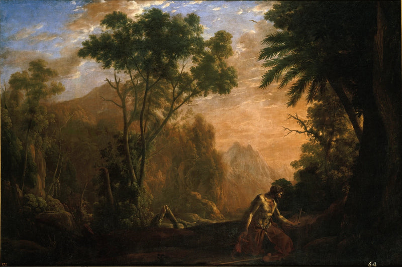 Paysage avec Saint Onuphrius - Claude Gellée