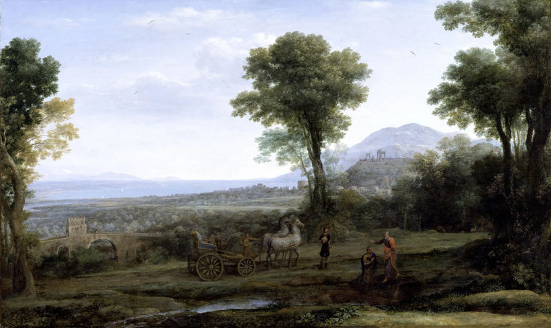 Saint Philippe'nin eunuch'u vaftiz ettiği manzara - Claude Lorrain