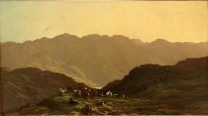 Manzara ve Koyun Sürüsü - Gustave Doré