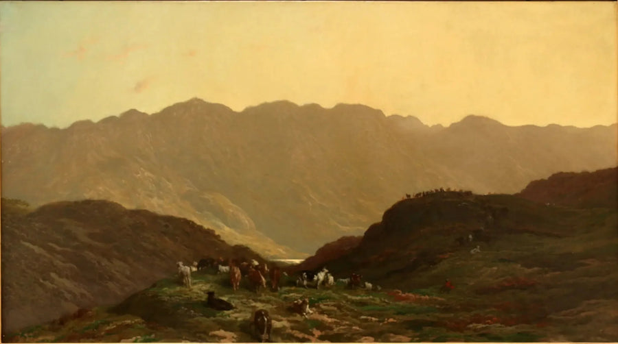 Manzara ve Koyun Sürüsü - Gustave Doré