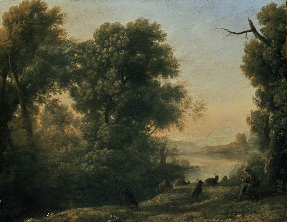 Paysage avec un chevrier - Claude Lorrain