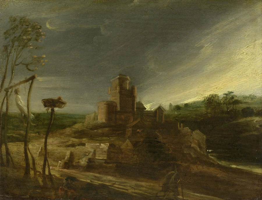 Asmalı Bir Asılı Manzara - Peter Paul Rubens