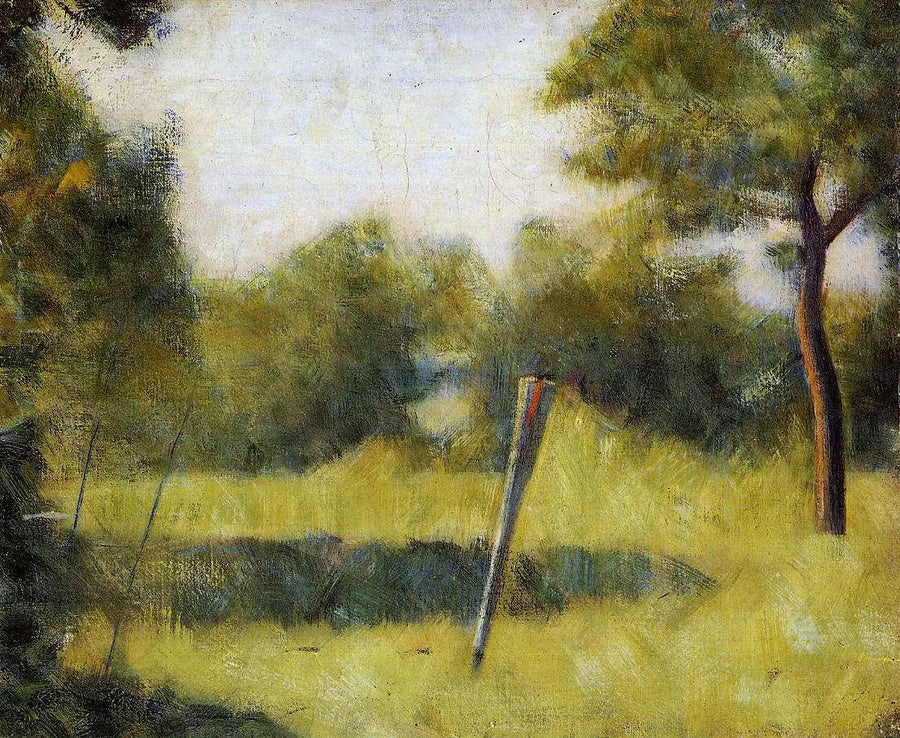 Bir direkli manzara - Georges Seurat
