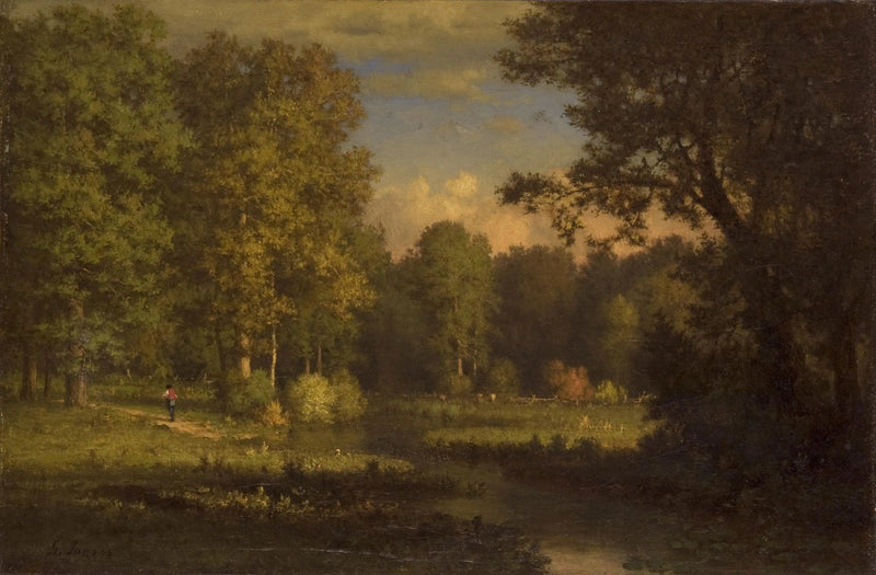 George Inness ile Dere Manzarası
