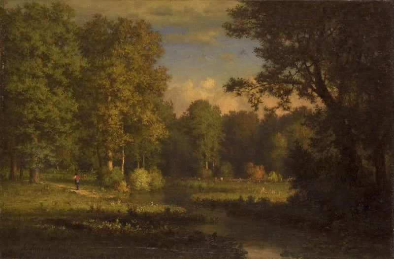 George Inness ile Dere Manzarası