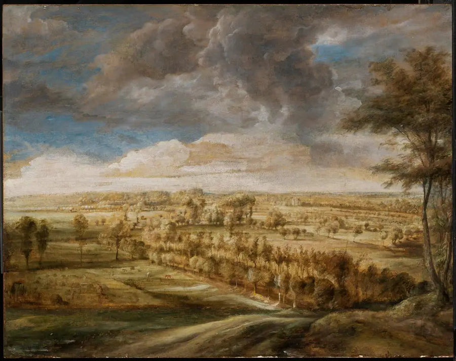 Ağaçlı Yol Manzarası - Peter Paul Rubens