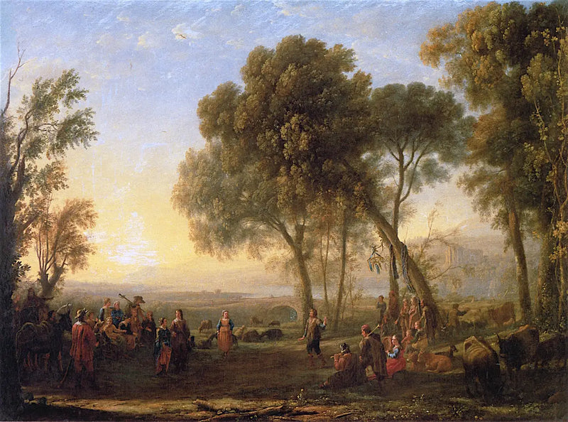 Country Dansı ile Manzara - Claude Lorrain