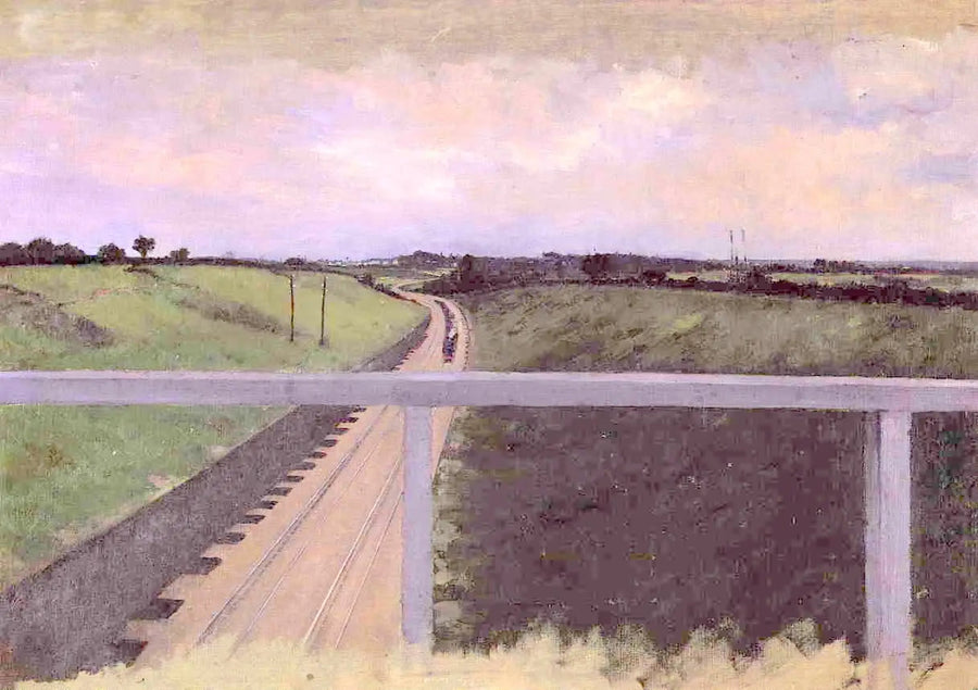 Demiryolu Manzarası - Gustave Caillebotte