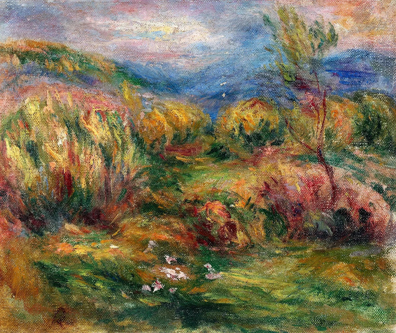 Cagnes-sur-Mer Manzarası - Pierre-Auguste Renoir