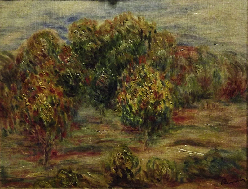 Cagnes Yakınındaki Manzara - Pierre-Auguste Renoir