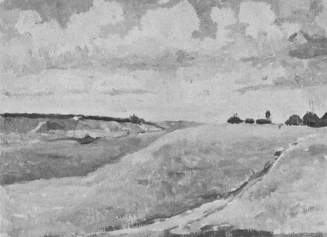 Manzara, tarlalar - Kazimir Malevich