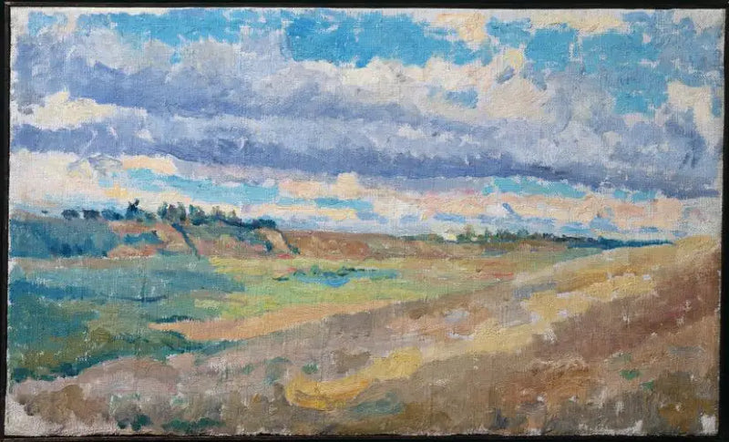 Manzara, tarlalar - Kazimir Malevich