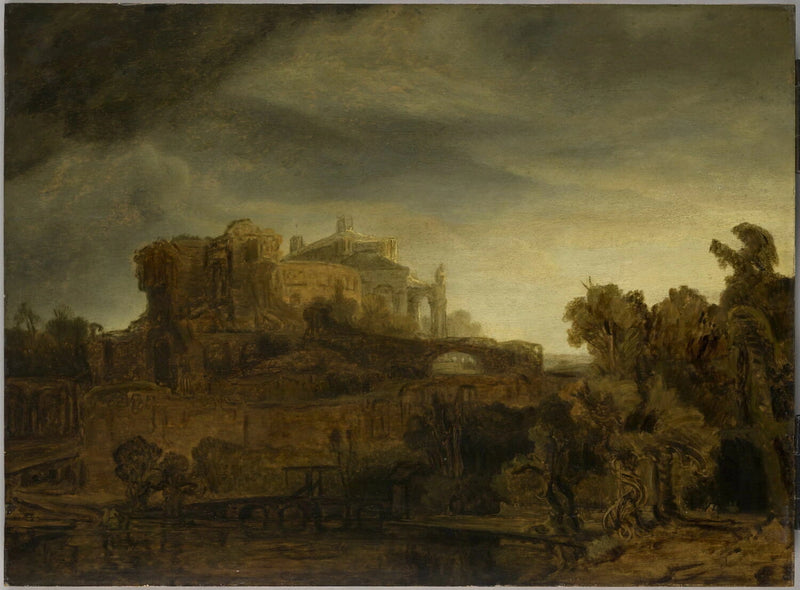 Şato Manzarası - Rembrandt