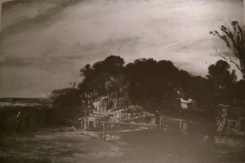 Dağ Evi Manzarası - Rembrandt