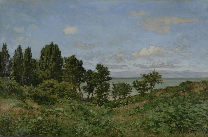 Kıyı manzarası W23 - Claude Monet