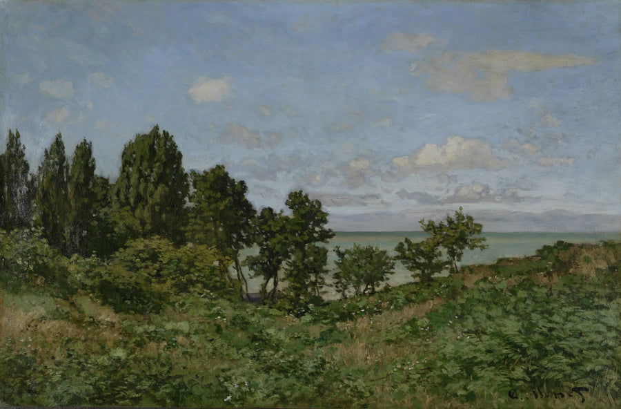 Kıyı manzarası W23 - Claude Monet