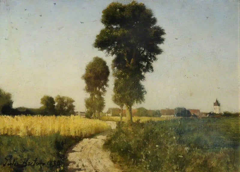 Manzara, Courrières, Fransa - Jules Breton