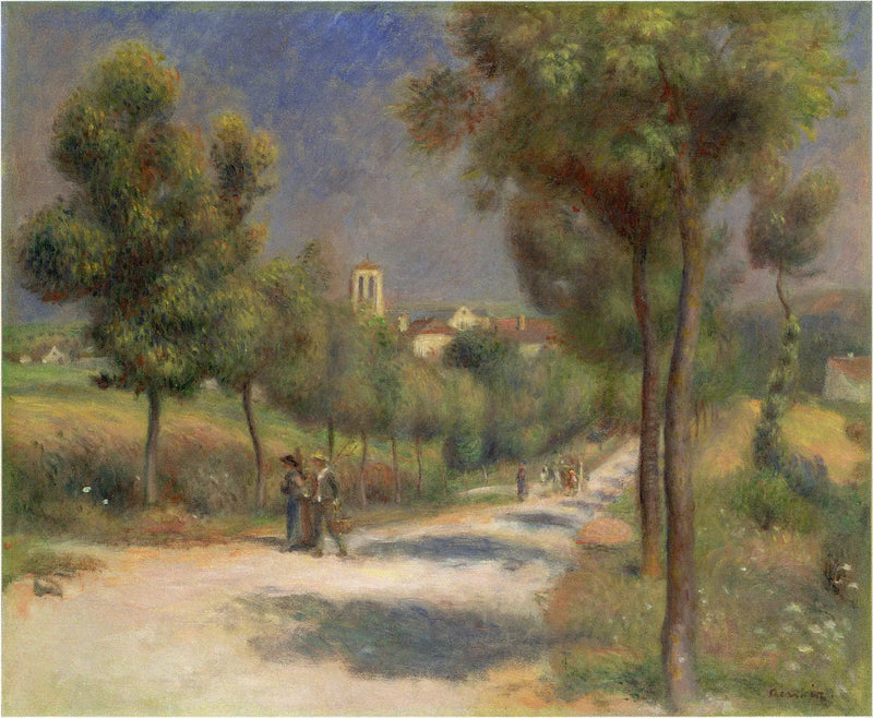 Essoyes Manzarası, sabah erken - Pierre-Auguste Renoir