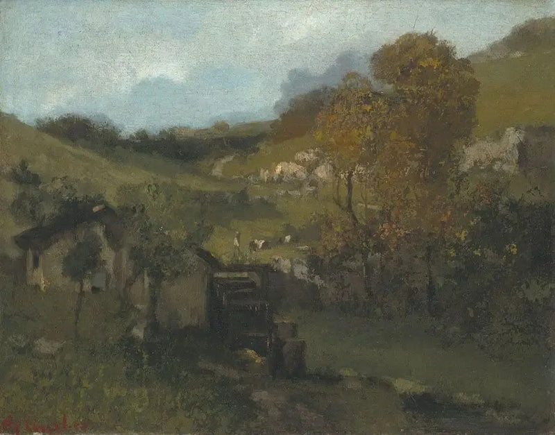 Yaz Manzarası - Gustave Courbet