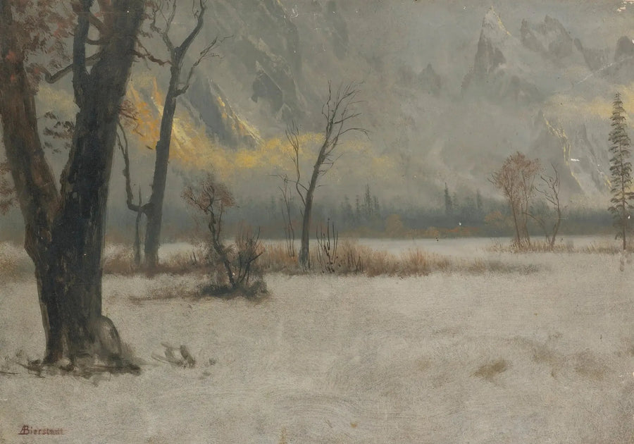 Kış Manzarası - Albert Bierstadt
