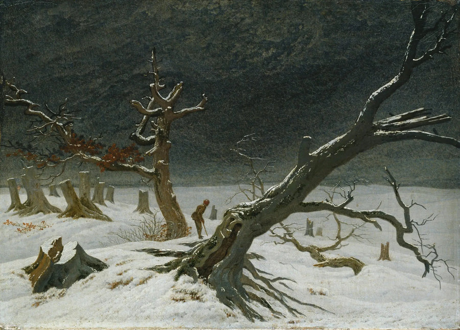 Kış Manzarası - Caspar David Friedrich