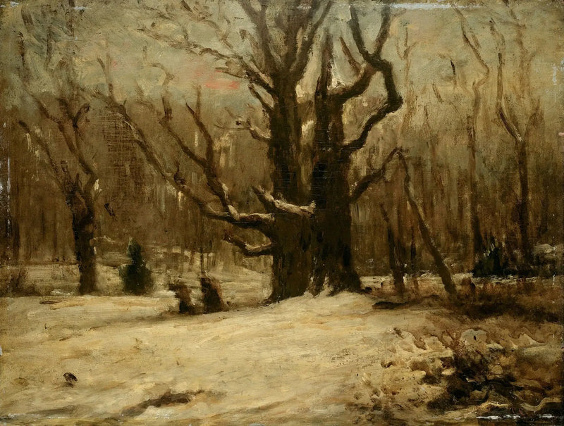 Kış Manzarası - Gustave Courbet