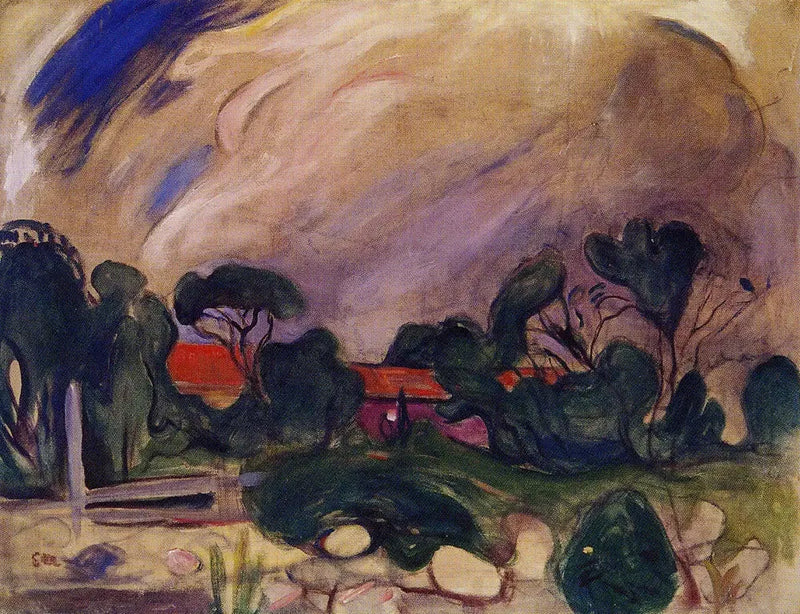 Fırtına Manzarası - Edvard Munch