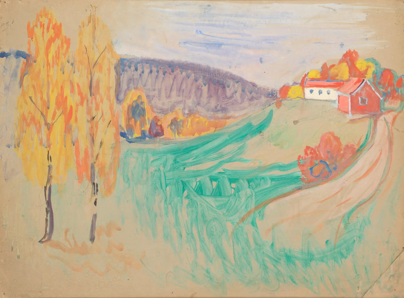 Sonbahar Manzarası - Edvard Munch