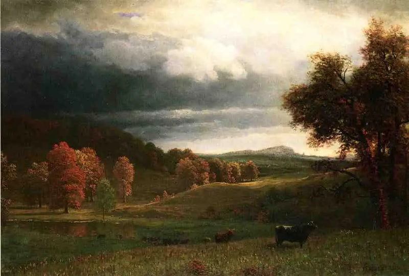 Sonbahar Manzarası, Les Catskills - Albert Bierstadt