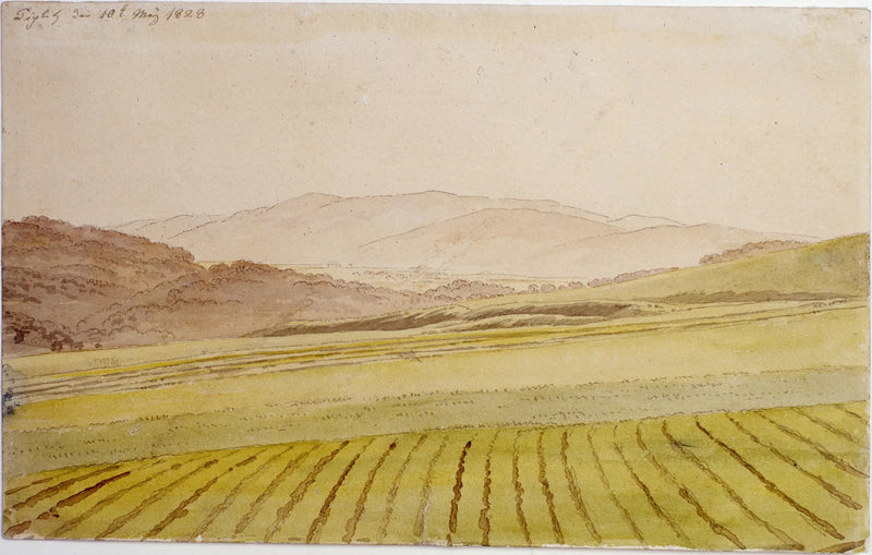 Bohemya Manzarası - Caspar David Friedrich