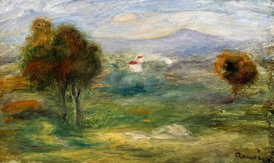 Cros-de-Cagnes Manzarası. - Pierre-Auguste Renoir