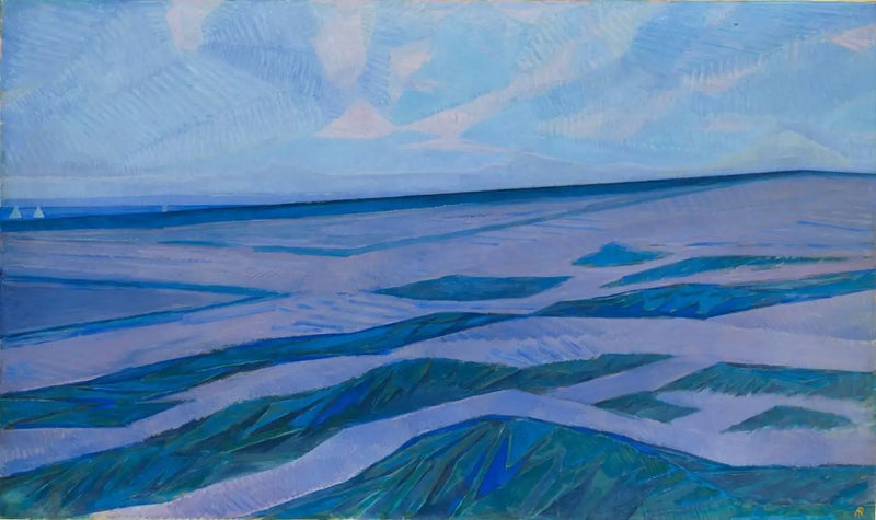 Domburg'daki Dune Manzarası - Piet Mondrian