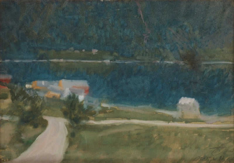 Fiyort Manzarası - Anders Zorn