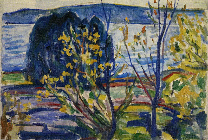 Fiyord Manzarası - Edvard Munch