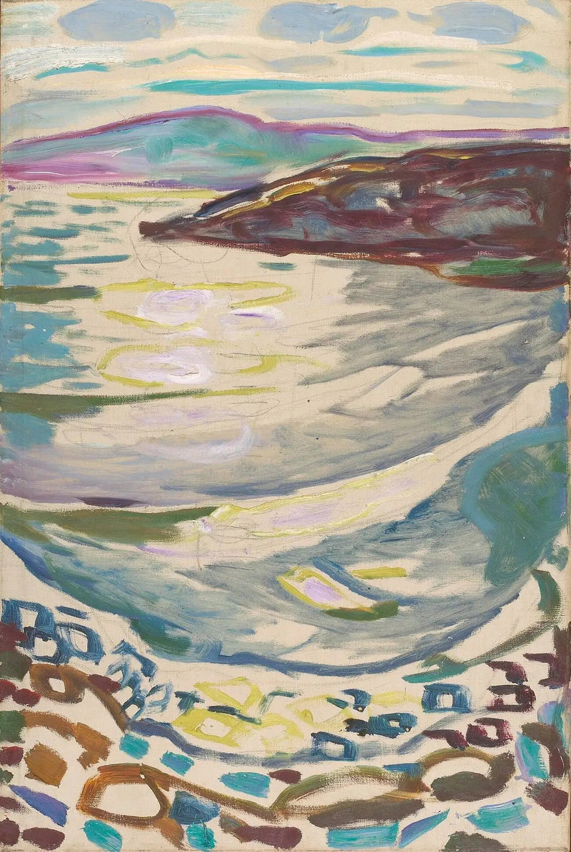 Hvitsten Manzarası - Edvard Munch