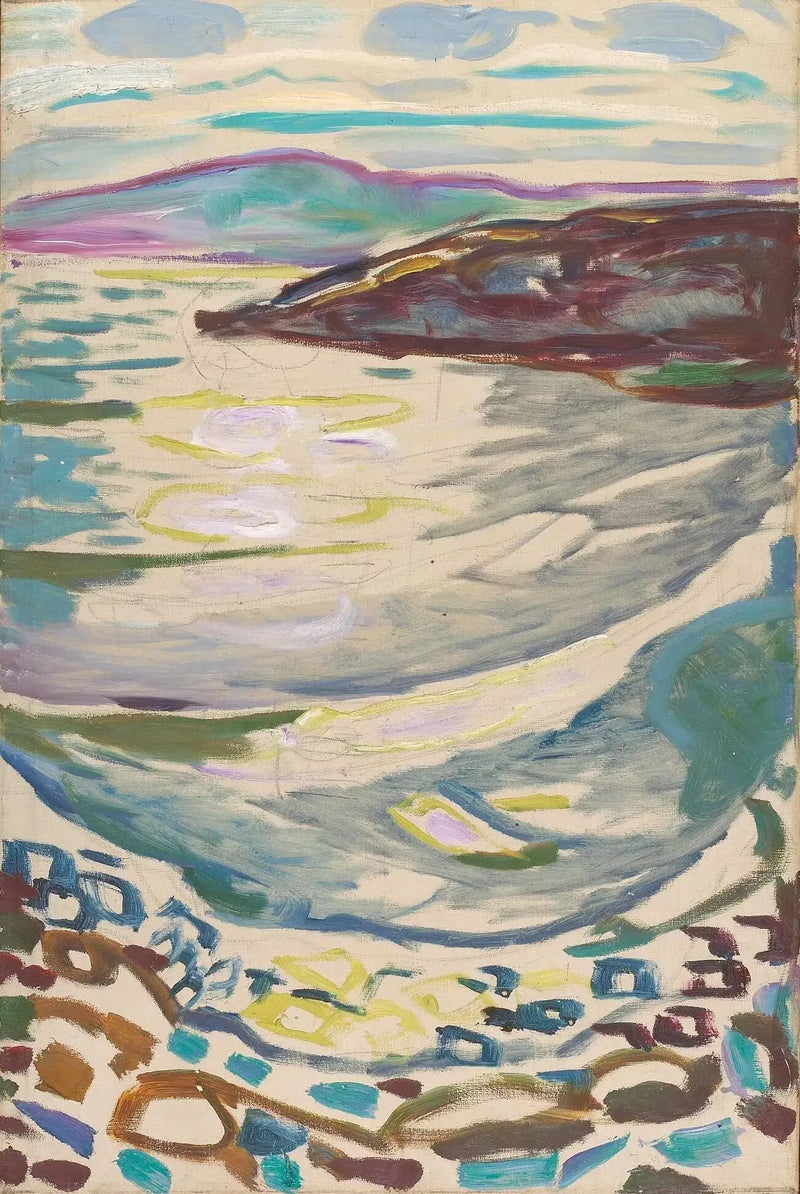 Hvitsten Manzarası - Edvard Munch